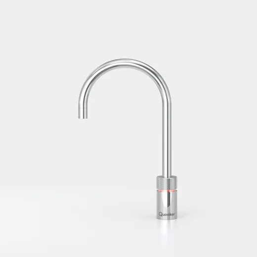 QUOOKER Nordic Round Chrom Single-Tap VAQ PRO3 mit CUBE 2 (PRO3NSRCHRCUBE)