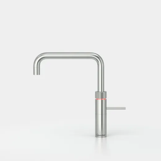 ✅ QUOOKER FUSION Square Edelstahl COMBI (+) B mit CUBE 2 *Der Wasserhahn, der alles kann! (COMBI+FNSSSTCUBE)