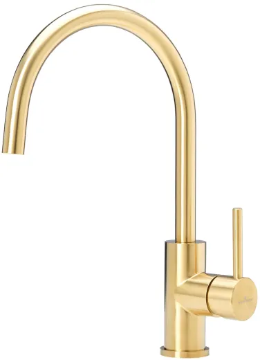REGINOX Kchenarmatur CANO Gold (R30509) Kchenarmatur / Einhebelmischer mit Festauslauf Oberflche Goldfarben PVD