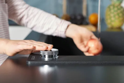 HANSGROHE Kchensple S51 S510-F660 SilicaTec Granitsple 660 Einbausple in 3 Farben mit Siebkorb als Stopfen- oder Drehknopfventil