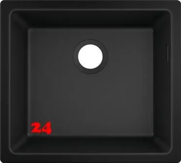 ❎ HANSGROHE Kchensple S51 S510-U450 SilicaTec Granit-Unterbausple 450 in 3 Farben mit Siebkorb als Stopfen- oder Drehknopfventil