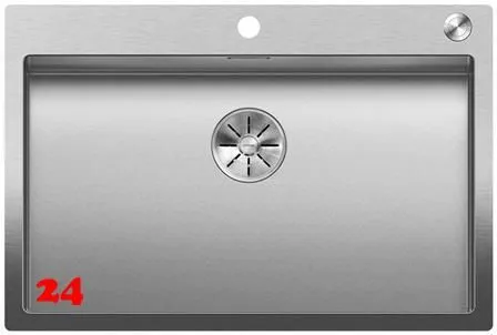 BLANCO Kchensple Claron 700-IF/A Durinox Edelstahlsple Flachrand mit Ablaufsystem InFino und PushControl
