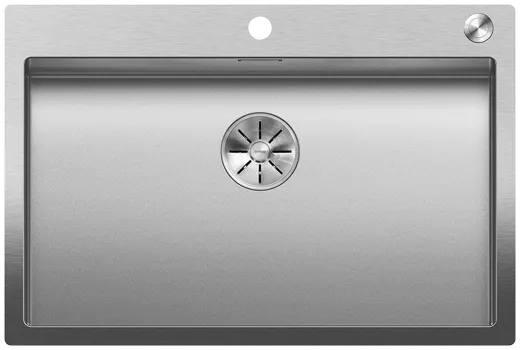 BLANCO Kchensple Claron 700-IF/A Durinox Edelstahlsple Flachrand mit Ablaufsystem InFino und PushControl