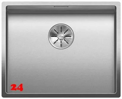 BLANCO Kchensple Claron 500-IF Durinox Edelstahlsple Flachrand mit Ablaufsystem InFino und Handbettigung