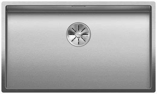 BLANCO Kchensple Claron 700-IF Durinox Edelstahlsple Flachrand mit Ablaufsystem InFino und Handbettigung