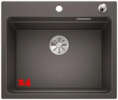 BLANCO Kchensple Etagon 6 Silgranit PuraDurII Granitsple / Einbausple Ablaufsystem InFino mit Zugknopfventil