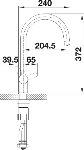 BLANCO Trima Filter Chrom 3-in-1-Armatur Gefiltertes Wasser - Kaltes, warmes und gefiltertes Wasser aus einer Armatur