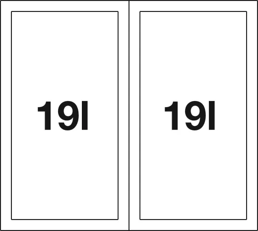 BLANCO Abfalltrennsystem Flexon II 50/2 Abfallsystem mit Systemdeckel zum Einbau in Schubksten ab 50cm Unterschrank