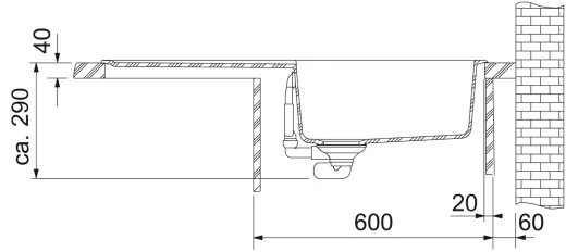 ❎ FRANKE Kchensple Maris MRG 611-97 Fragranit+ Einbausple / Granitsple mit Siebkorb als Druckknopfventil