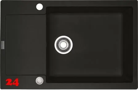 FRANKE Küchenspüle Maris MRG 611-78 XL Fragranit+ Einbauspüle / Granitspüle mit Siebkorb als Druckknopfventil FRANKE Küchenspüle Maris MRG 611-78 XL Fragranit+ Einbauspüle / Granitspüle mit Siebkorb als Druckknopfventil