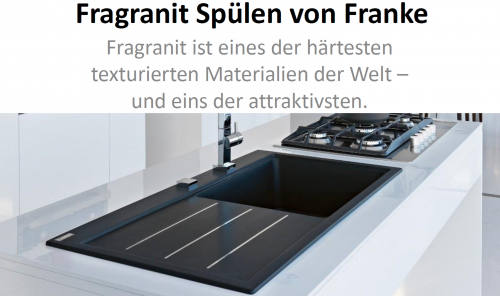 FRANKE Kchensple Maris MRG 611-78 XL Fragranit+ Einbausple / Granitsple mit Siebkorb als Druckknopfventil