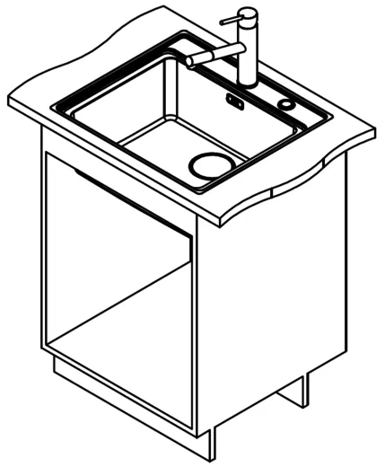 FRANKE Kchensple Mythos MYX 210-50 A Einbausple Slimtop / Flchenbndig mit Siebkorb als Druckknopfventil