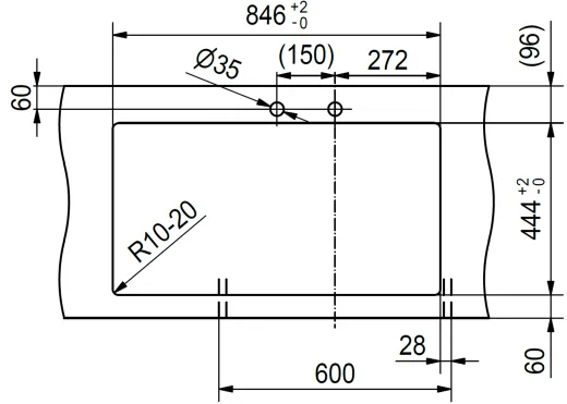 ❎ FRANKE Kchensple Mythos MYX 211 Einbausple Slimtop / Flchenbndig mit Siebkorb als Druckknopfventil