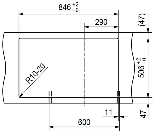 FRANKE Kchensple Mythos MYX 251 A Einbausple Slimtop / Flchenbndig mit Siebkorb als Druckknopfventil