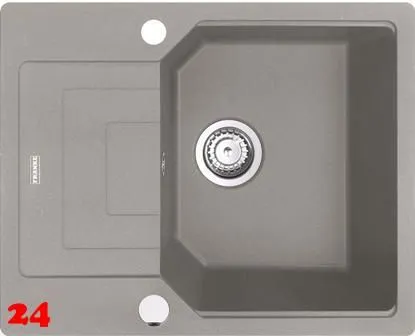FRANKE Kchensple Urban UBG 611-62 Fragranit+ Einbausple / Granitsple mit Siebkorb als Drehknopfventil