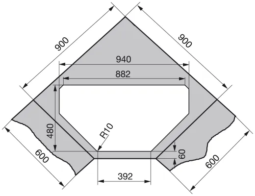 ❎ FRANKE Kchensple Maris MRG 612-E Fragranit+ Ecksple / Granitsple mit Siebkorb als Druckknopfventil