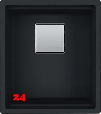 FRANKE Kchensple Kubus 2 KNG 110-37-UB Fragranit+ Granitsple / Unterbausple mit Siebkorb als Druckknopfventil