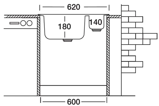 ✅ BERNUS MEDICAL 1 1/2B Edelstahlsple / Sple ohne berlauf fr den medizinischen Bereich