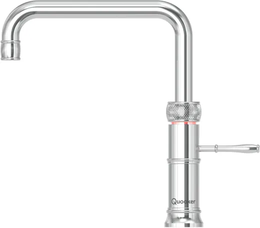QUOOKER CLASSIC FUSION Square Chrom VAQ PRO3 mit CUBE 2 *Der Wasserhahn, der alles kann! Nostalgieoptik (PRO3CFNSCHRCUBE)