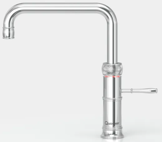 QUOOKER CLASSIC FUSION Square Chrom COMBI (+) B mit CUBE 2 *Der Wasserhahn, der alles kann! Nostalgieoptik (COMBI+CFNSCHRCUBE)