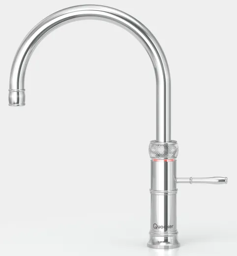 QUOOKER CLASSIC FUSION Round Chrom VAQ PRO3 Einhebelmischer & 100C Armatur Nostalgieoptik (PRO3CFNRCHR)