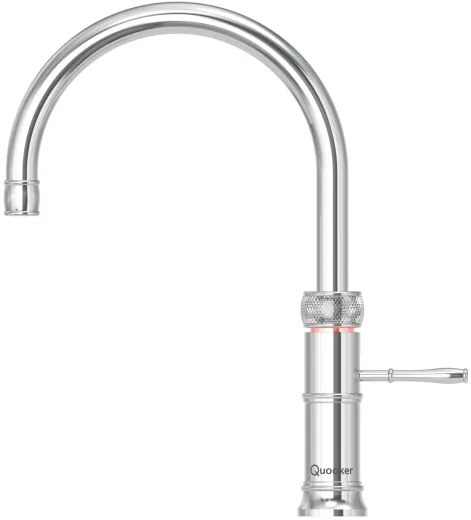 QUOOKER CLASSIC FUSION Round Chrom VAQ PRO3 mit CUBE 2 *Der Wasserhahn, der alles kann! Nostalgieoptik (PRO3CFNRCHRCUBE)