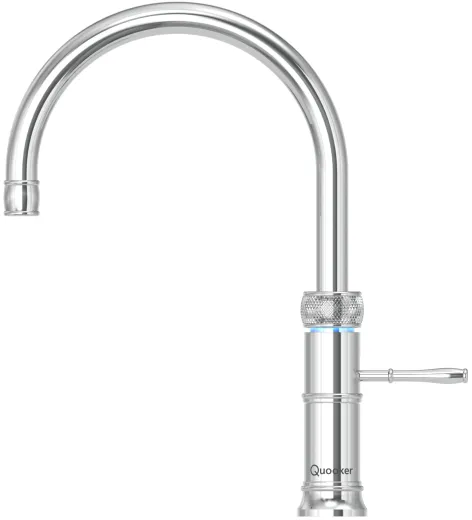 QUOOKER CLASSIC FUSION Round Chrom COMBI (+) B mit CUBE 2 *Der Wasserhahn, der alles kann! Nostalgieoptik (COMBI+CFNRCHRCUBE)