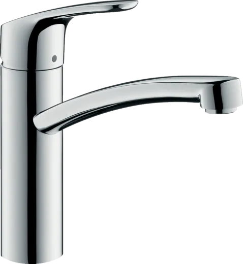 HANSGROHE Kchenarmatur Focus M41 Chrom Einhebelmischer 160 mit Festauslauf, 1jet 360 schwenkbarer Auslauf (31806000)