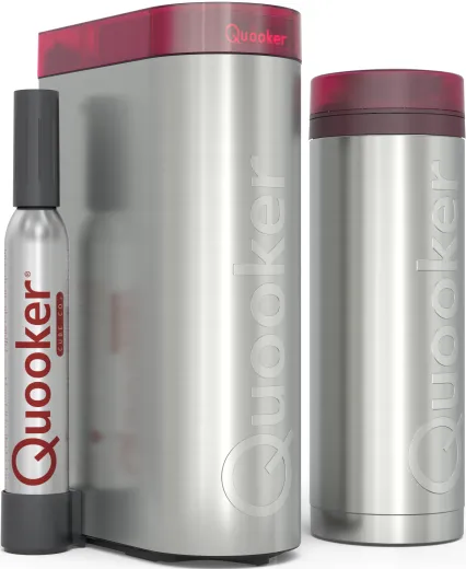 QUOOKER Nordic Square Edelstahl Single-Tap VAQ PRO3 mit CUBE 2 (PRO3NSSSSTCUBE)