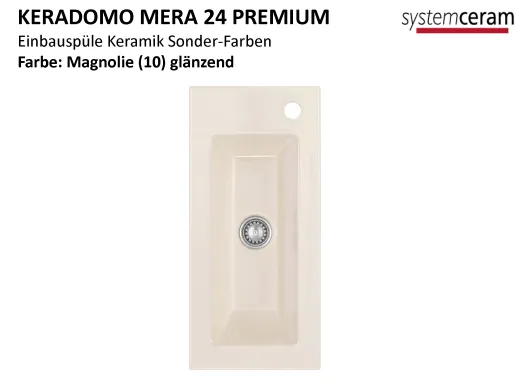 Systemceram KeraDomo MERA 24-PREMIUM Keramiksple / Einbausple ohne berlauf medizinischer Bereich