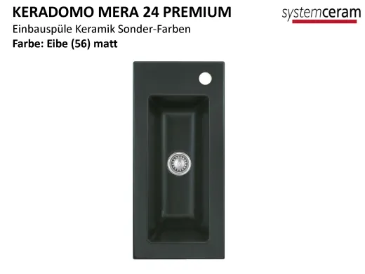 Systemceram KeraDomo MERA 24-PREMIUM Keramiksple / Einbausple ohne berlauf medizinischer Bereich