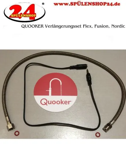 QUOOKER Verlngerungsset Flex, Fusion, Nordic verschiedene Lnge (nur kochendwasserseitig)