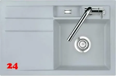 Systemceram KeraDomo BELA 78 Premium Keramiksple / Einbausple in Sonderfarben fr die Kche