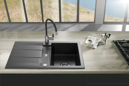 Systemceram KeraDomo GENEA 87-BASIC Keramiksple / Einbausple in Standardfarben fr die Kche