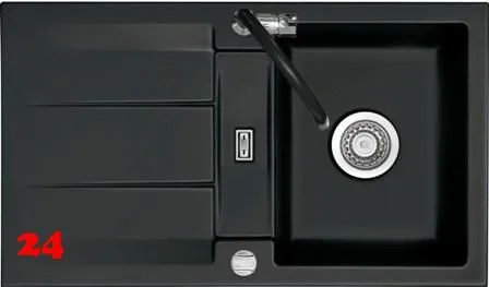 Systemceram KeraDomo GENEA 87-PREMIUM Keramiksple / Einbausple in Sonderfarben fr die Kche