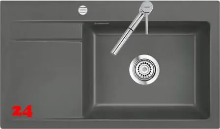 Systemceram KeraDomo STEMA 86 SL-PREMIUM Keramiksple / Einbausple in Sonderfarben fr die Kche