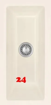 Systemceram KeraDomo MERA 16 U PREMIUM Keramiksple / Unterbausple in Sonderfarben fr die Kche