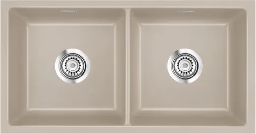 Systemceram KeraDomo MERA TWIN U PREMIUM Keramik Unterbausple in Sonderfarben fr die Kche