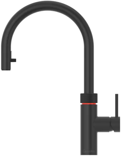 ✅ QUOOKER FLEX Combi B Einhebelmischer Zugauslauf Schwarz matt PVD & 100C Armatur Kochendwasserhahn (COMBIFXRBLK)