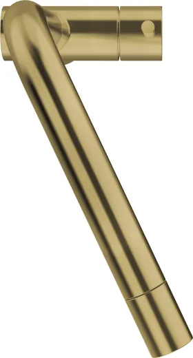 SCHOCK Kchenarmatur Laios White Gold Einhebelmischer Oberflche: Goldfarben mit Festauslauf 360 schwenkbarer Auslauf