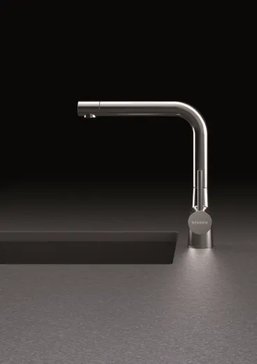 ❎ SCHOCK Kchenarmatur Laios Cristadur Classic Line Einhebelmischer Festauslauf 360 schwenkbarer Auslauf