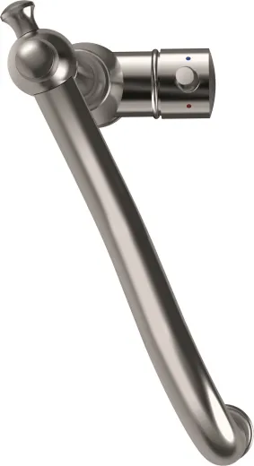 ✅ SCHOCK Kchenarmatur Resi EDM Einhebelmischer Edelstahl massiv mit Festauslauf 360 schwenkbarer Auslauf in Nostalgieoptik