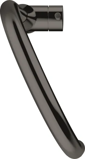 SCHOCK Kchenarmatur Kavus Gunmetal Einhebelmischer Oberflche: Schwarz glnzend mit Festauslauf 360 schwenkbarer Auslauf