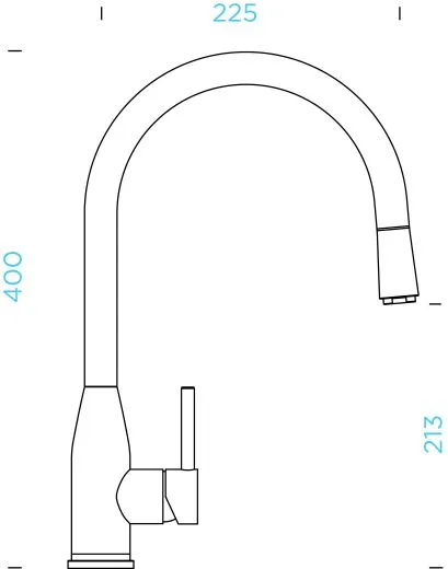 SCHOCK Kchenarmatur Kavus Copper Einhebelmischer Kupferfarben mit Zugauslauf 360 schwenkbar mit Schlauchbrause