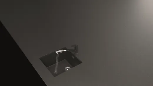 SCHOCK Kchenarmatur Daja Chrom Einhebelmischer mit Zugauslauf 120 schwenkbarer Auslauf