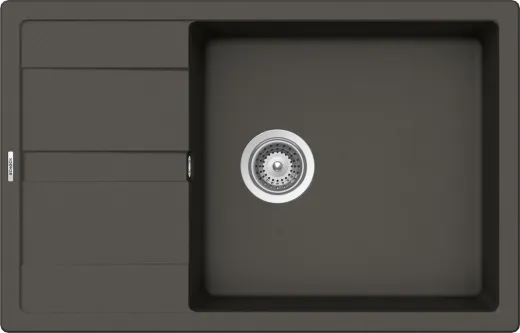 SCHOCK Kchensple Manhattan D-100LS Cristalite Granitsple / Einbausple Basic Line mit Drehexcenter