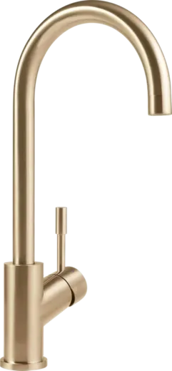 Villeroy & Boch K�chenarmatur Umbrella Einhebelmischer Goldfarben (PVD) mit Festauslauf