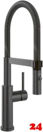 Villeroy & Boch Kchenarmatur Steel Expert 2.0 Einhebelmischer Anthracite (PVD) mit Pendelbrause