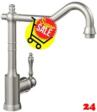 ✅ Villeroy & Boch Kchenarmatur Avia 2.0 Einhebelmischer Edelstahl massiv mit Festauslauf Nostalgieoptik