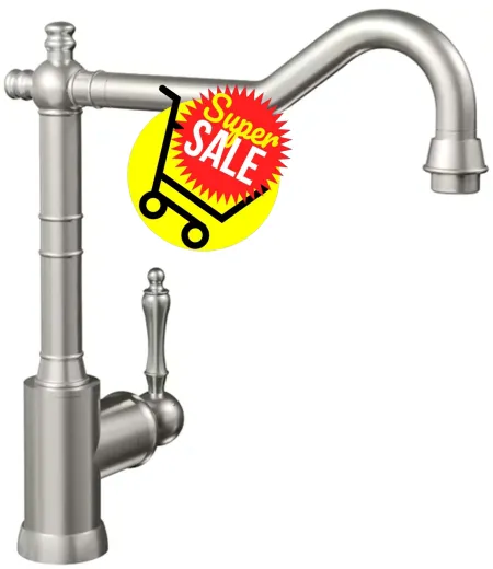 ✅ Villeroy & Boch Kchenarmatur Avia 2.0 Einhebelmischer Edelstahl massiv mit Festauslauf Nostalgieoptik